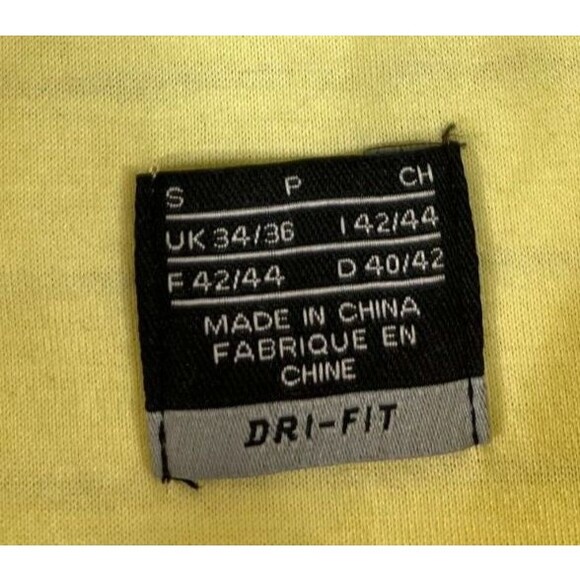 NEW Nike Dri Fit Men’s Small Tiger Woods Collection Golf Polo Shirt Yellow - Picture 4 of 11